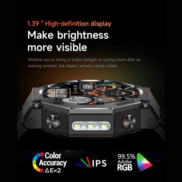 Smartwatch Microwear KC91 – Pink Silicone